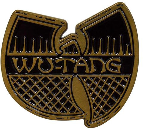 Wu-Tang Clan Schwarz & Gold Logo Pin Badge One Size