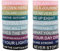 Lot de 20 bracelets de motivation en caoutchouc de silicone, différentes couleurs, messages positifs, bracelets avec mots inspirants