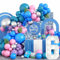 Geburtstags Stit Luftballon Bogen Girlanden Set 141 Stück Latexballons Stit Ballons Partydekorationen Stit Themenparty Zubehör