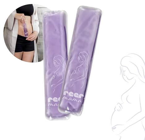 reer mama Wochenbett-Kühleinlage | 2-in-1: warm & kalt | Set aus 2 Kühleinlagen und 12 Einweg-Hygienehüllen | wohltuende Kühlung für den Intim- & Dammbereich | flexibel und wiederverwendbar