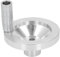 Volantino Mini Tornio con Impugnatura, Volantino in Lega di Alluminio CNC per Torni 0618 CJ18 CJ0618A 7x10 7x12 7x14 Diametro Foro 8 Mm Volantino con Impugnatura Girevole per