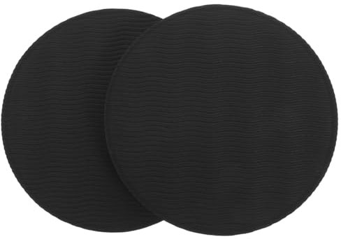 CLISPEED Juego de 2 rodilleras para yoga, gruesas, redondas, de elastómero termoplástico ecológico para una comodidad y apoyo óptimos en yoga, pilates y entrenamiento, para manos, rodillas y codos