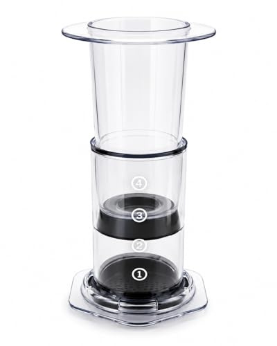 Robito Cafetera Aire, prensa de café manual 3 en 1, portátil, transparente, para espresso, americano y cold brew, fácil de limpiar, ideal para camping y viaje