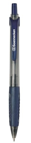 Soennecken Druckkugelschreiber No. 180, Druckmechanik, M, Schreibfarbe: blau, dokumentenecht, Mine auswechselbar