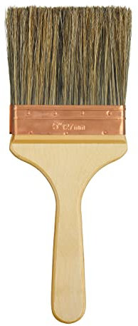 ProDec 5 inch Pure Bristle Trade Professional Wall Brush for Fast Painting with Emulsion Paints on Walls and Ceilings and as a Splash Brush for Plastering, 5 125mm