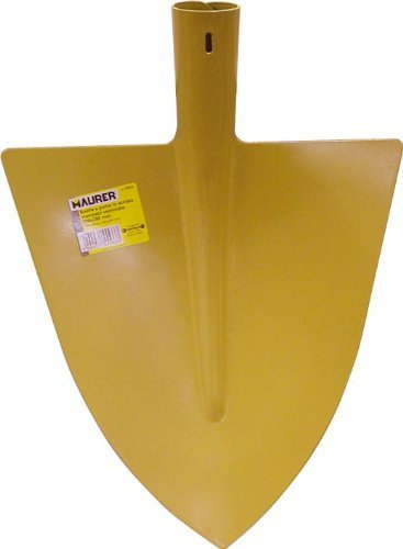 Pala Badile a Punta in Acciaio Stampato N°0 misura 290x290 mm Maurer