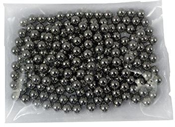 100 x 6 mm, 0,8 cm, Stahl, Kugellager, Schleuder, Flansch, Shot, Katapult, Munition