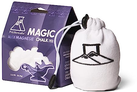 Friction Labs Magic Chalkball - Premium Kreideball für Klettern, Gewichtheben, Gymnastik und Bowling - Saubere Gym Chalk