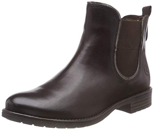 bugatti Damen 411569324140 Stiefeletten Kurzschaft Stiefel , Braun (Dark Brown/ Metallic 6190) , 36 EU