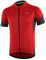 BERGRISAR Herren Fahrradtrikot Kurzarm Sommer Atmungsaktive Leicht Fahrradbekleidung BG650 Rot, Groß