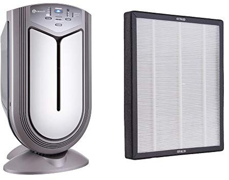 PureMate PM380 / PM380A Replacement True HEPA & Carbon Filter Set (2 in 1) for NaturoPure Multiple Technologies Intelligent Air Purifier
