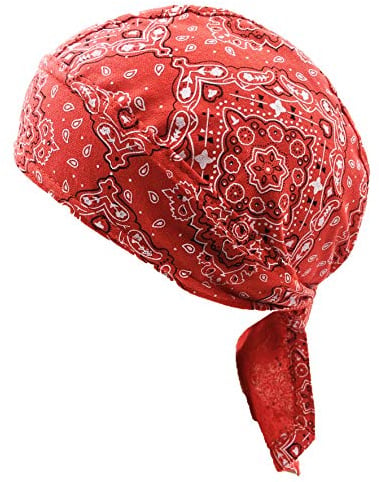 Atmungsaktiver Bandana-Hut Baumwolle Durag Headwrap Pirate Cap Skull Caps Herren Damen