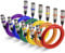 EBXYA XLR Cable Microphone Cable 2M 6Packs Male to Female Balanced XLR Microphone Lead Coloured DMX Patch Cables