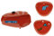 Büffeltank Set, Hoch Tank für Simson S50 S51, Rot, innen versiegelt