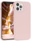 EAZY CASE - Silikon Hülle für iPhone 12 Pro Max Hülle weich stoßfeste Schutzhülle mit Kameraschutz Handyhülle iPhone 12 Pro Max Silikonhülle Dünn mit Premium Schutz TPU Cover Phone Case in Altrosa