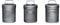 KitchenCraft Industrial Kitchen Storage Canisters for Tea Coffee and Sugar in Gift Box, Vintage Style Metal, 3 Piece Set