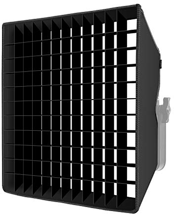 GVM Softbox mit Gitterdiffusor für GVM LED 50RS 672S MB832 520LS 520S 1200D Serie LED Videoleuchte, Fotostudio Licht-Softbox geeignet für GVM LED Videolicht Fotografie, LED Videobeleuchtung studioset