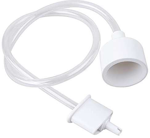 Lebensmittelsparender Adapter PU Küche Vakuum Aufsatz Kit Vakuumierer Zubehör Schlauch für DS2000/DS5800/3600, Weiß (1 Stück)