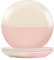 Nicola Spring Stoneware Dinner Plates - 20.5cm - Dusty Pink - Pack of 4 - Ceramic Flecked Two Tone Plates Tableware Dishwasher & Microwave Safe Crockery for Starters, Sides, Mains & Desserts