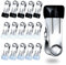 Dreecy 30 Pack Heavy Duty Metal Clothes Pins for Laundry Clips,Multipurpose Stainless Steel Clothespins for Beach Towel,Sock,Pool Cover,Utility Clips Drying Pegs Clamp for Outdoor Clothesline Hanging