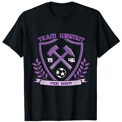 Erzgebirge Fussball Wismut Bergbau Aue T-Shirt