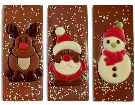 Danny's Christmas Chocolate - 15 x Medium 50g Xmas Chocolate Bars - Selection Box - Secret Santa Gifts and Stocking Fillers - Christmas Eve Box Fillers