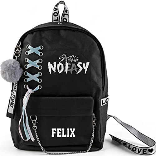 NCTCITY Rucksack Student Daypack Schultasche Geschenkwaren Laptoptasche College Schule Bookbag Reise Oxford Bags NOEASY BangChan Changbin Hyunjin Felix Seungmin Jeongin Jisung Minho