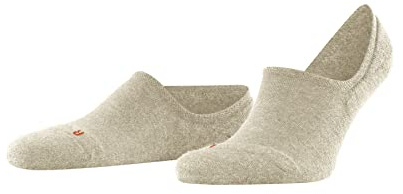 FALKE Unisex Keep Warm Füßlinge atmungsaktiv klimaregulierende geruchshemmende Wolle sportlicher Invisible High Cut wärmend mit Plüschsohle ohne Silikon bequem 1 Paar | mit Merinowolle und Plüschsohle