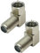 RR-Com - 𝐕𝐞𝐫𝐥𝐮𝐬𝐭𝐟𝐫𝐞𝐢𝐞 Sat-Winkelstecker 90 Grad (2X) - F-Stecker-Winkel mit 𝐝𝐢𝐜𝐤𝐞𝐫 & sicherer Überwurfmutter - Knick-Vermeidung