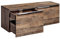 Lomadox Badmöbel Waschtisch Waschbecken-Unterschrank Set 120cm, Vintage Oak Eiche, 2 Softclose-Auszüge, B/H/T 120,4/48,5/46 cm