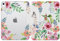 MoKo Funda para iPad (A16) 11.ª Generación 11 Pulgadas 2025/10ª Gen 10,9 2022, iPad Carcasa Delgada Protectora TPU con Soporte Cubierta Trasera Translúcida Auto Activación/Reposo, Flores Aromáticas