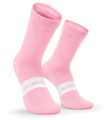 SIROKO - Fahrradsocken S1 Pink Agnello - M-L - Bubblegum Pink