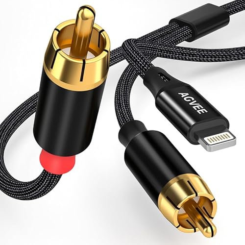 AGVEE [1 Pack RCA Digital Audio Cable BLRC-BK66