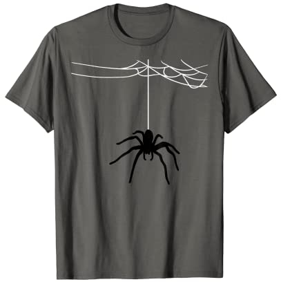 Spinne oder Vogelspinne mit Spinnennetz Halloween Spinnen T-Shirt