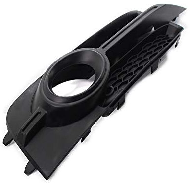 FSFY Automative - Griglia paraurti anteriore per fendinebbia, griglia a nido d'ape, lato destro, per Audi A1 2011 – 2014 con paraurti anteriore S-Line fendinebbia, nero