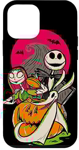 iPhone 12 mini Disney 100 Nightmare Before Christmas Halloween Jack & Sally Case