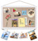 30 x 40cm Korktafel mit Holzrahmen,Pinnwands Korktafel,Pinnwand Modern,Fototafel Memotafeln,Korkwand Pinnwand für Wände Schmuck Notizen Sammlungen Fotos Büro Holzrahmen Dekorative Pinnwand weiß