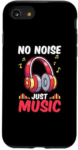 Hülle für iPhone SE (2020) / 7 / 8 Silent Disco Kopfhörer Kein Lärm Nur Musik
