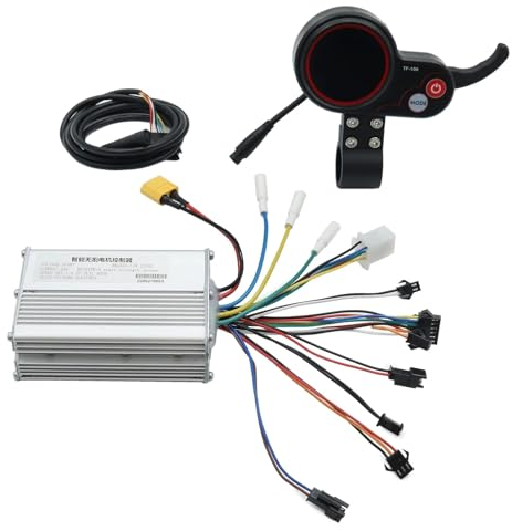 SHuuL Elektroscooter 36V 48V 500W 800W Bürstenloser Motorcontroller TF-100 LCD-Display-Messgerät Elektroroller-Fahrradmodifikation Elektroscooter(Color:TF-100 48V 25A Set)