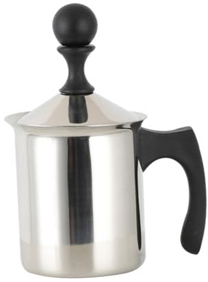 Alipis Lechera Manual Bomba De Mano Espumadera Leche 400cc Taza Para Espumar Leche