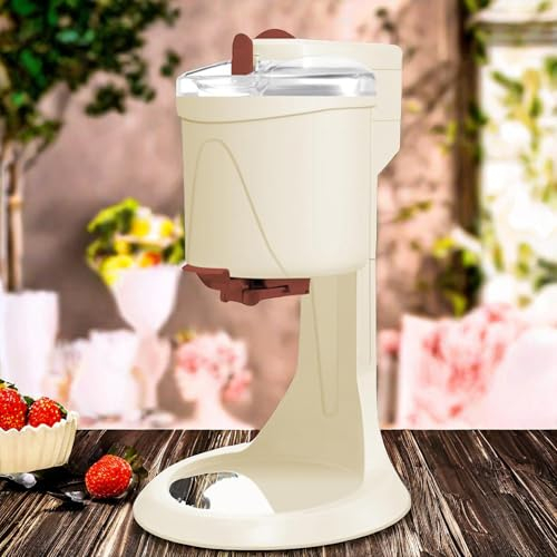 Lakenbroade Machine à crème glacée Molle, sorbetières pour la Maison, Machine Automatique de sorbetière au Yaourt glacé, Machine à sorbetières pour la Maison, mixeur Portable,220V