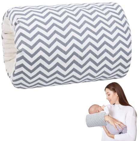 GSrenyu Cozy Cradle Arm Pillow, Cozy Cradle Breastfeeding Arm Pillow for Baby Nursing, Cotton Bottle Feeding Head Support Pillow, Baby Nursing Arm Breastfeeding Pillow for Novice Mothers