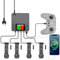 LYONGTECH Caricatore parallelo LCD per DJI Avata 2, stazione di ricarica 6 in 1, caricatore Hub, accessori di ricarica