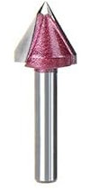 1 x CNC-Gravur, 6 mm x 10 mm, 3D-V-Nut-Fräser, Fräser, 60 Grad – 9307(9312)