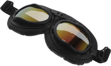 HAWILLOSCH Retro-design Motorradbrille Winddicht Staubdicht Schutzbrille Für Dirtbike Straße Sonnenbrille Für Männer Und Frauen Reiten Und Radfahren Outdoor-sport Im Winter Und Nacht