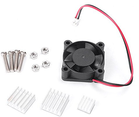 SIKUAI Cooling Fan Heatsink Enclosure Clear Acrylic Case Box For Raspberry Pi B+2 3 Model