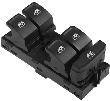 Botonera Elevalunas para Skoda para Fabia para Rapid 2013 2014 2015 2016 2017 2018 2019 2020 6V1959857A Interruptor De Ventana Eléctrica Principal Interrupto Ventanilla