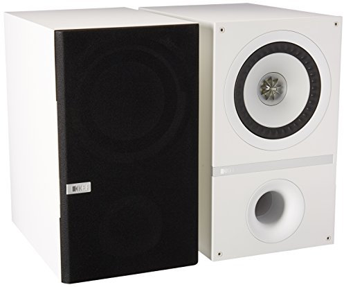 KEF Q300 Blanc Haut-Parleur - Hauts-parleurs (Universel, Système 2-Voies, Placement sur Table, Bibliothèque, Intégré, 2,54 cm, 16,5 cm)