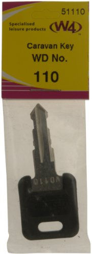 W4 WD Replacement Caravan Key No110 - Black
