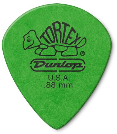 Jim Dunlop Tortex Jazz III XL .88mm Green Guitar Picks - 72 Pack
